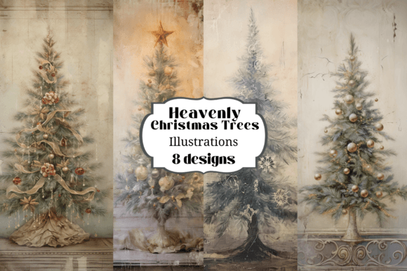 11 Heavenly Christmas Tree Backgrounds for Creative Projects