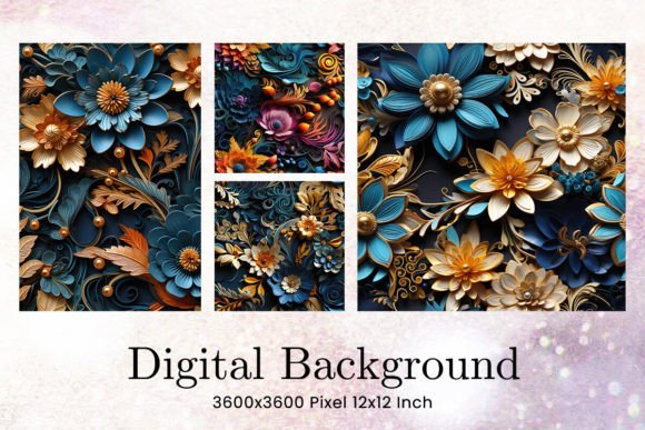 3D Flower Quilling Paper Art Backgrounds: A Designer's Guide