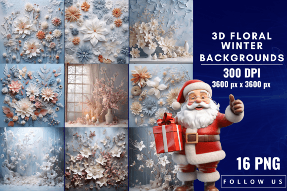 Bring Magic to Your Projects with a 3D Floral Winter Wonderland