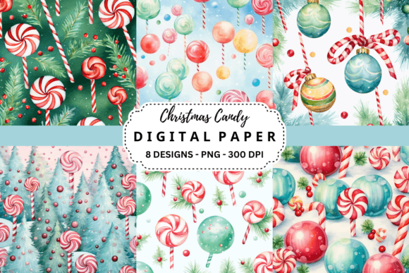 Unwrapping the Sweetness of Christmas Candy Backgrounds for Your Projects