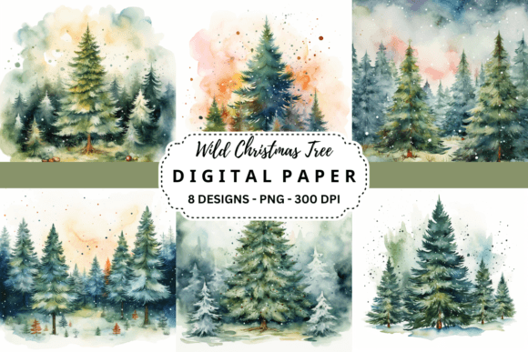 Wild Christmas Tree Backgrounds: Elevating Festive Designs
